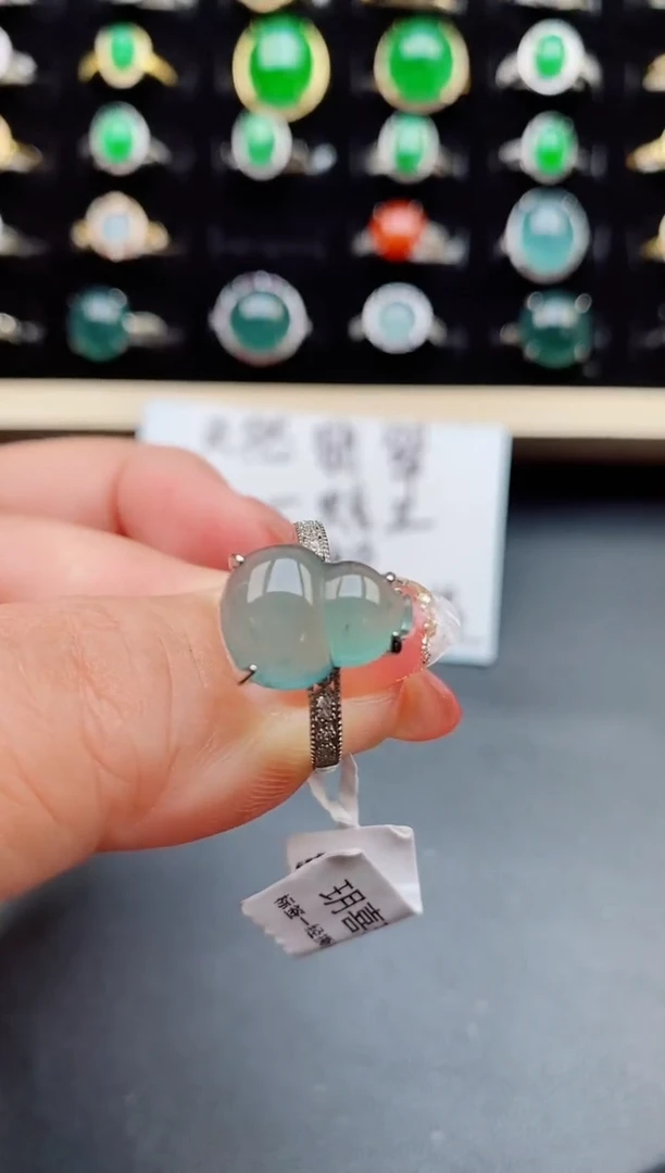 【闪购商品】翡翠戒指银S925镶嵌1212