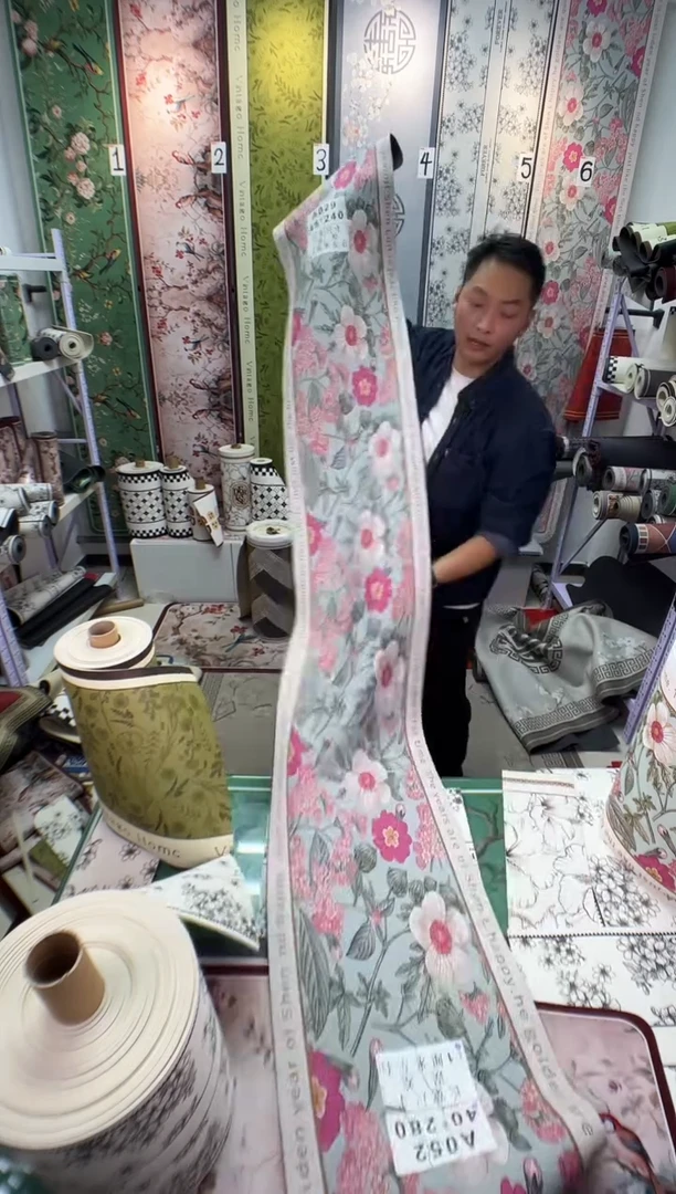 混纺45 240 粉花微瑕