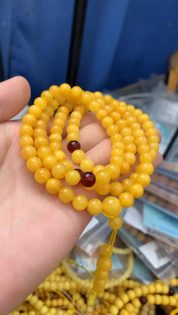 裸石蜜蜡未镶嵌链子