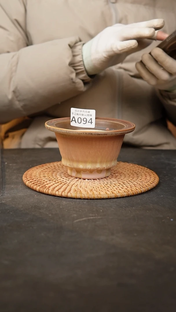 【闪购商品】瓷片094泥泥手工花盆