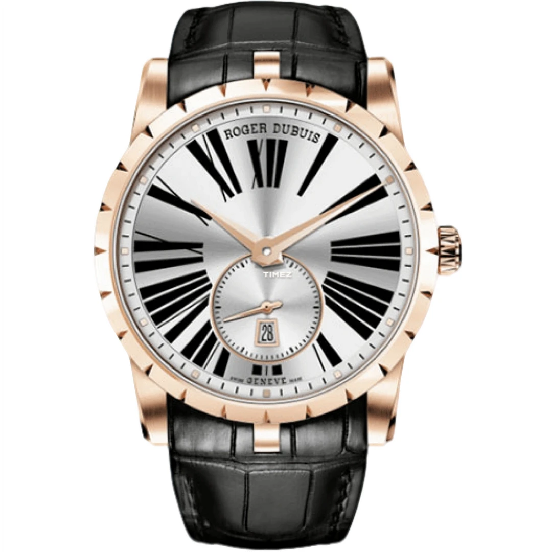 99新 ROGER DUBUIS/罗杰杜彼 老佛爷/罗杰杜彼0538/自动/单表42mm