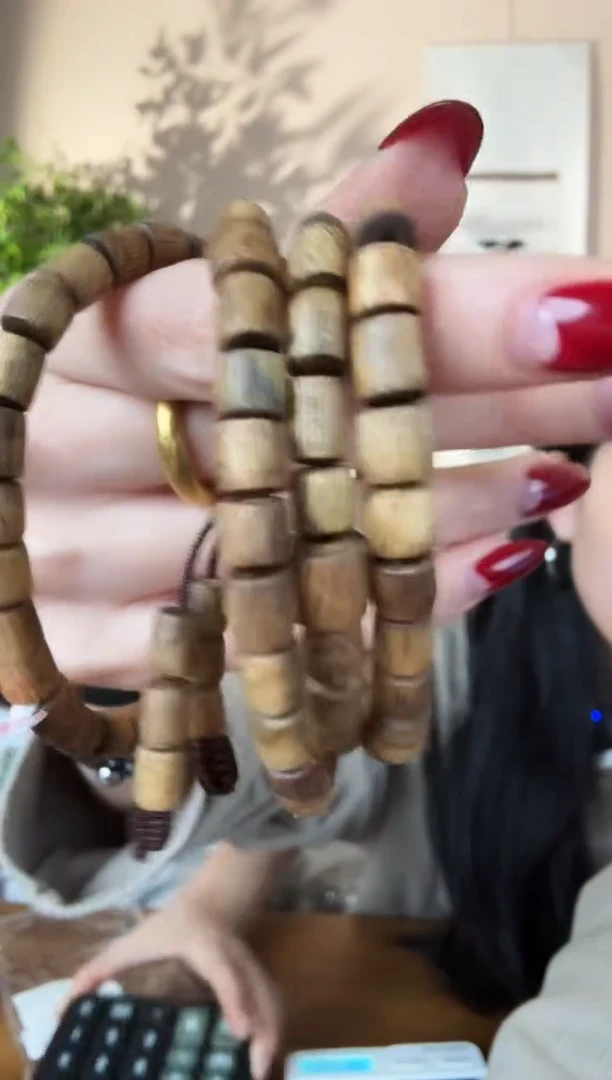 【闪购商品】沉香手串沉香桶珠多圈1件多样性发货-17