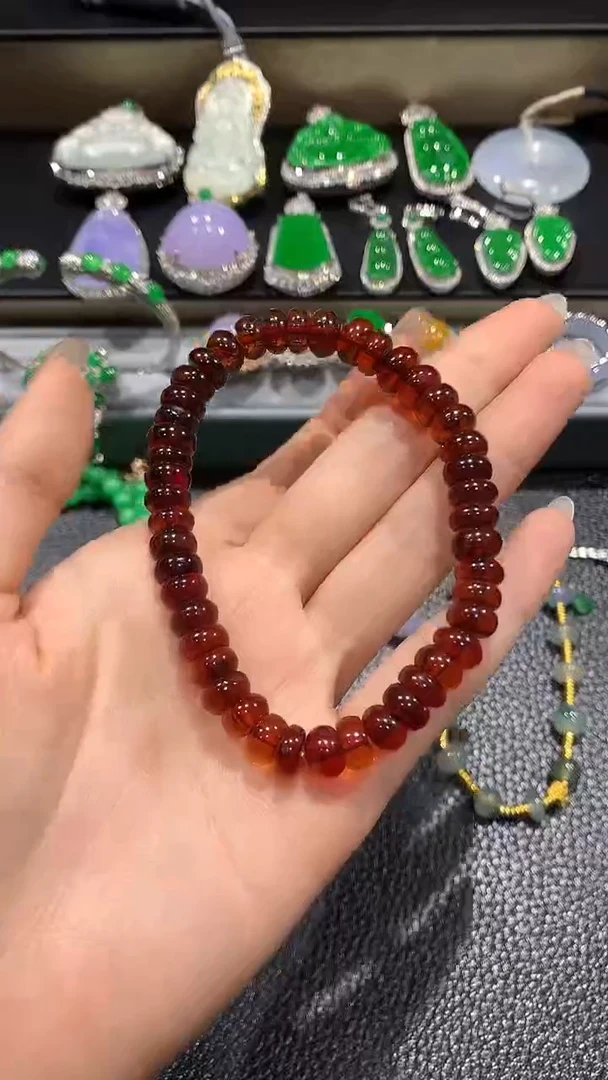 【闪购商品】琥珀手链未镶嵌2团购