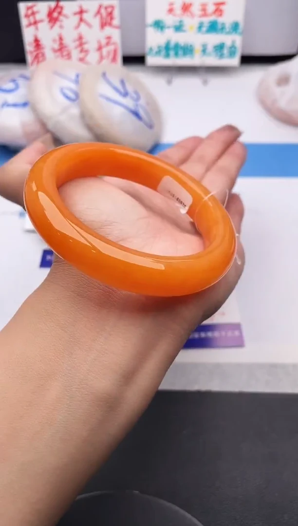 未镶嵌手镯石英质玉j91-HHB56+