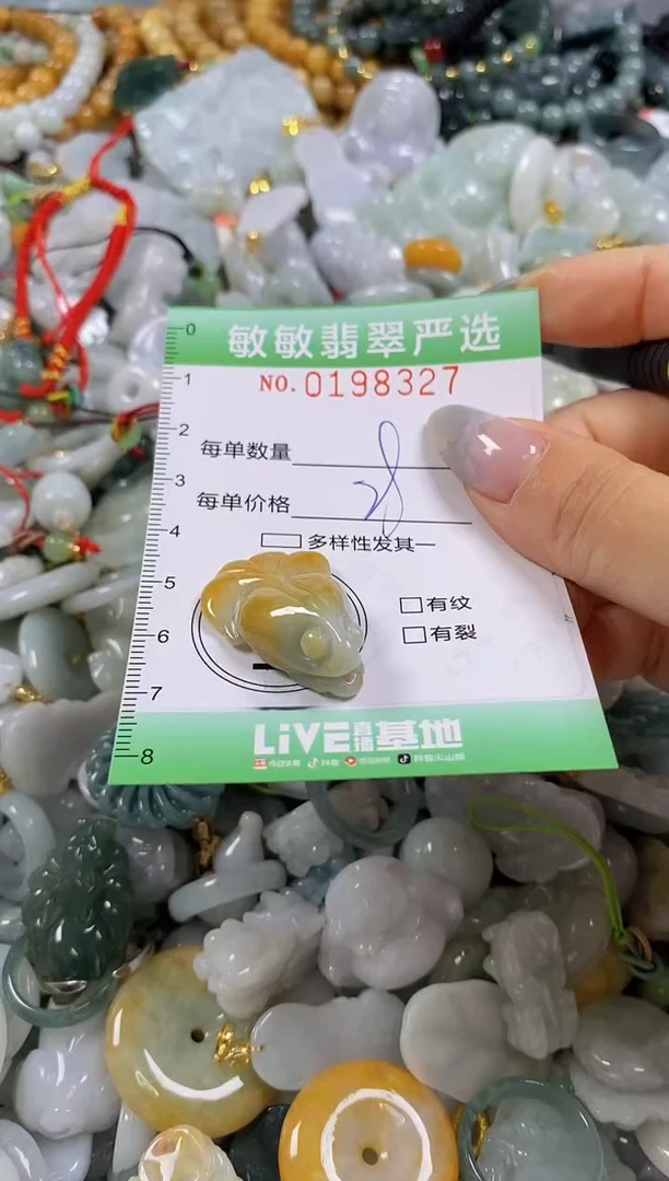 翡翠未镶嵌颈饰闪购0198327