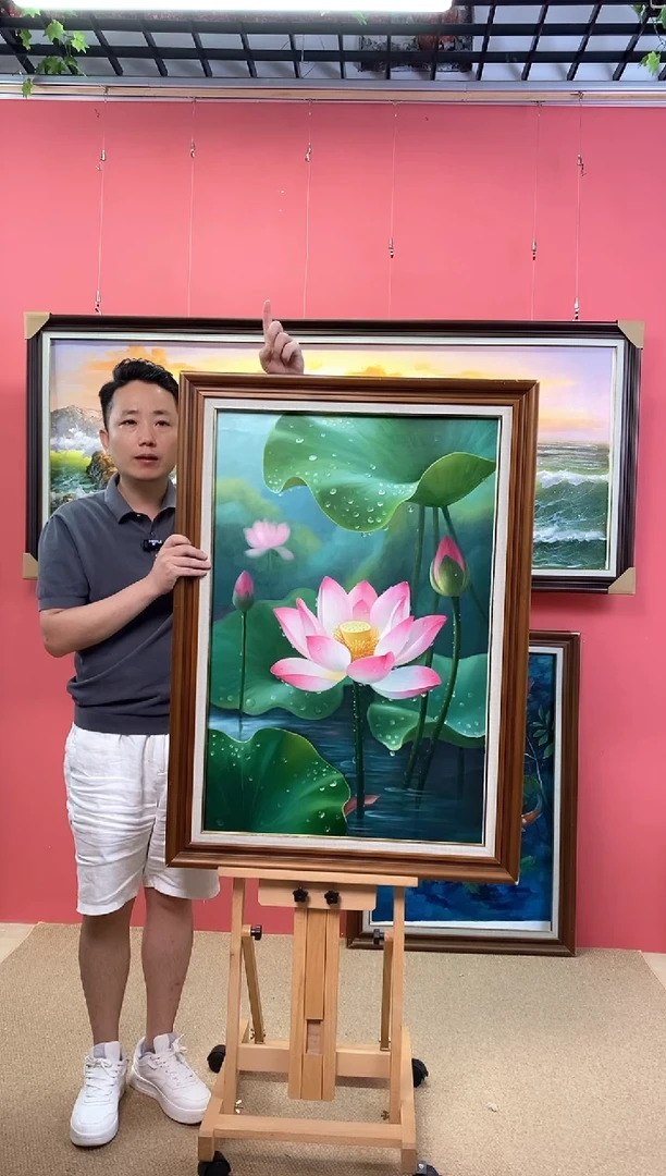 油画登**险尺寸60*90画芯（不含框）
