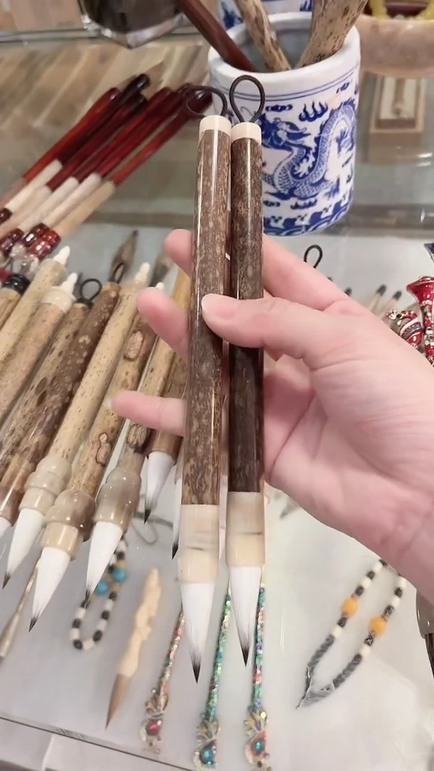 【清水试笔，拒绝蘸墨】墨琳笔庄毛笔2支