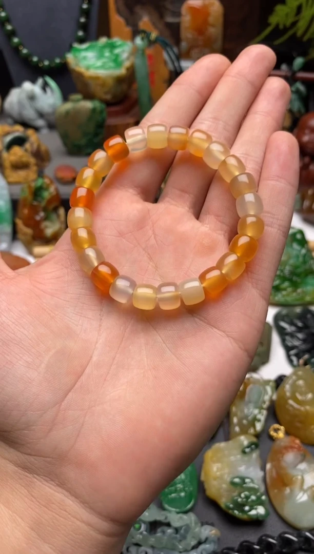 未镶嵌手串玛瑙/玉髓手串