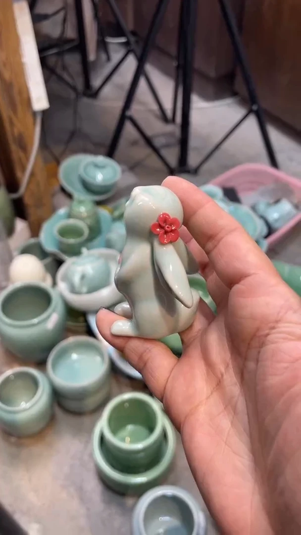 【闪购商品】特价福利 微瑕 慧仙青瓷 限时福利放漏