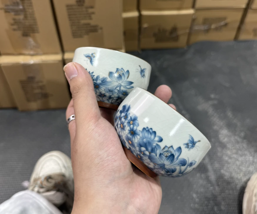 防烫泡茶器家用蝶恋花功夫茶具开片可养4926x2