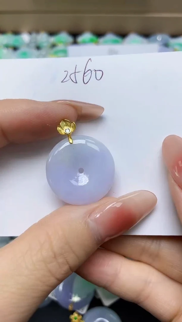 翡翠未镶嵌颈饰 天然缅甸翡翠A货