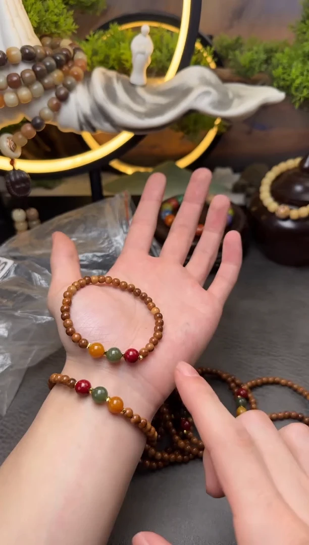 【闪购商品】库克手串未镶嵌库克三生三世圆珠