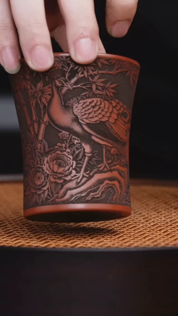 宜兴全手工紫砂杯
