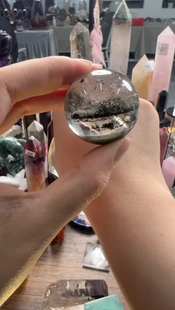 未镶嵌珠宝半成品水晶M970 约3.7cm