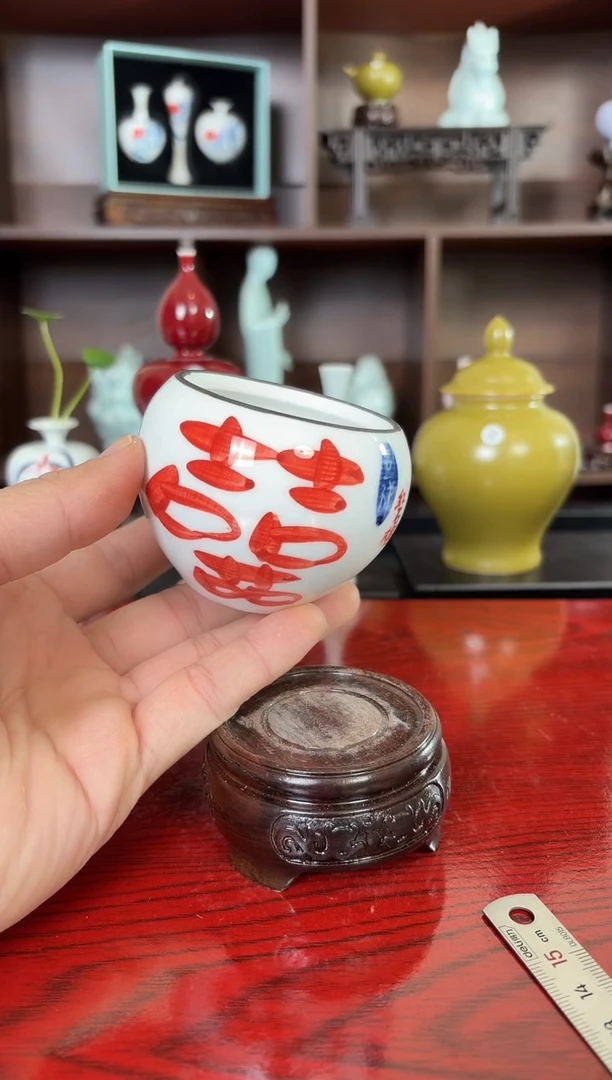 摆件瓷12.31晚微瑕小花瓶摆件