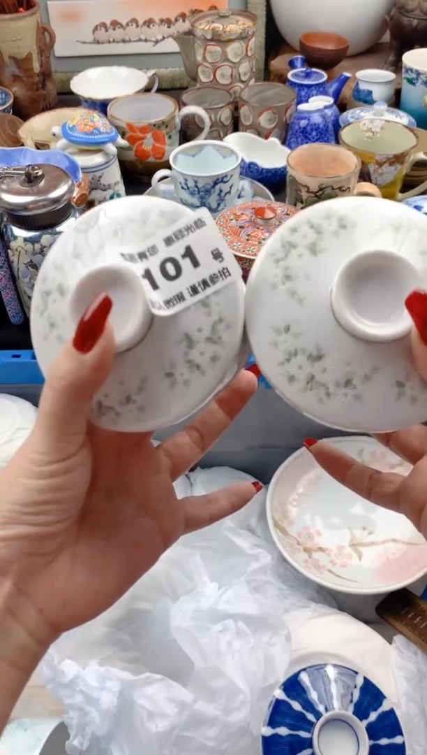 【闪购商品】瓷片101号九姑娘工艺品瓷器