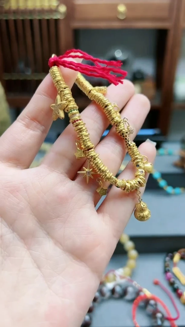 【闪购商品】18K金手饰18k金盘缠手绳*1 ZX