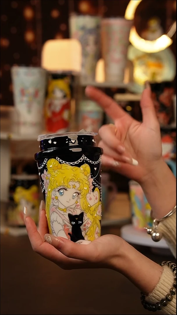 (玉泥）景德镇手工手绘文创陶瓷杯