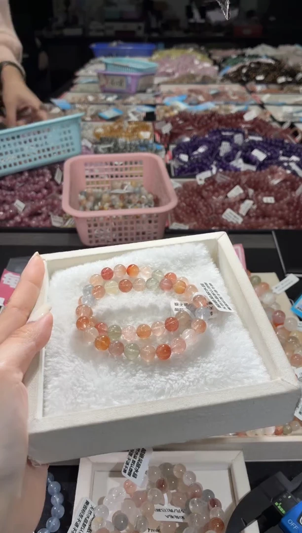 未镶嵌手链水晶160号 2条多样性发一P  8+