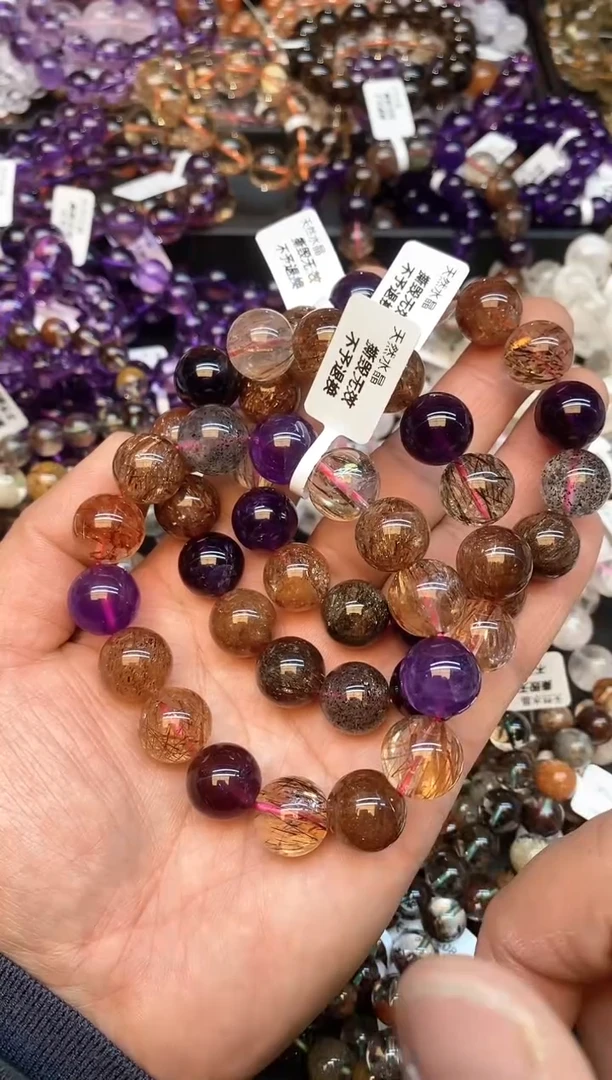 【闪购商品】水晶手链未镶嵌b71 满矿超七14mm+ 多样性发其一