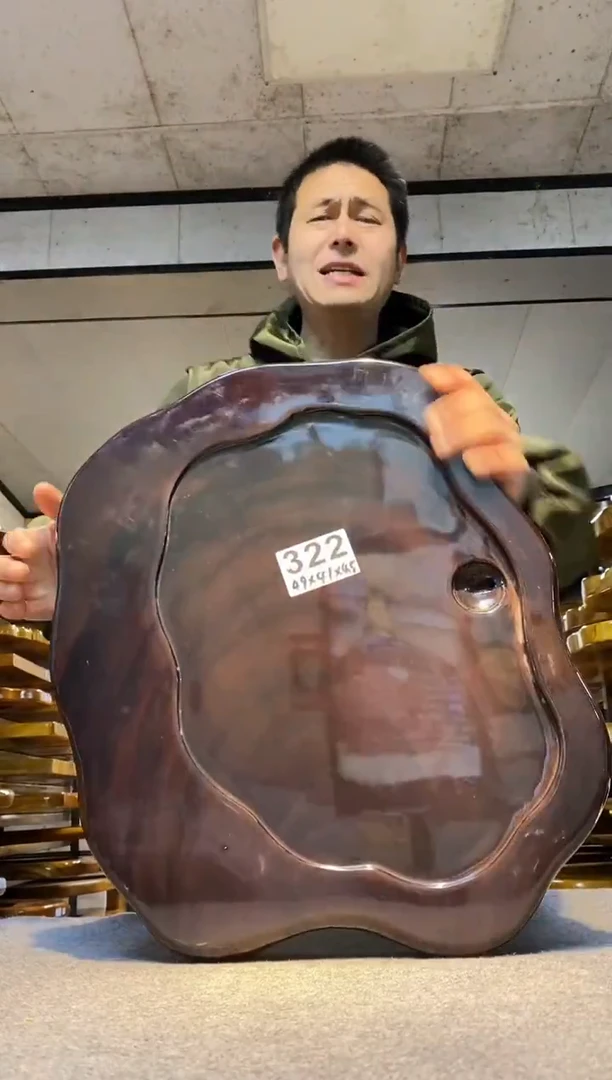 实木茶盘 一物一拍（不含配件）