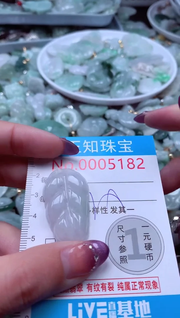 翡翠未镶嵌吊坠(不含链)5182