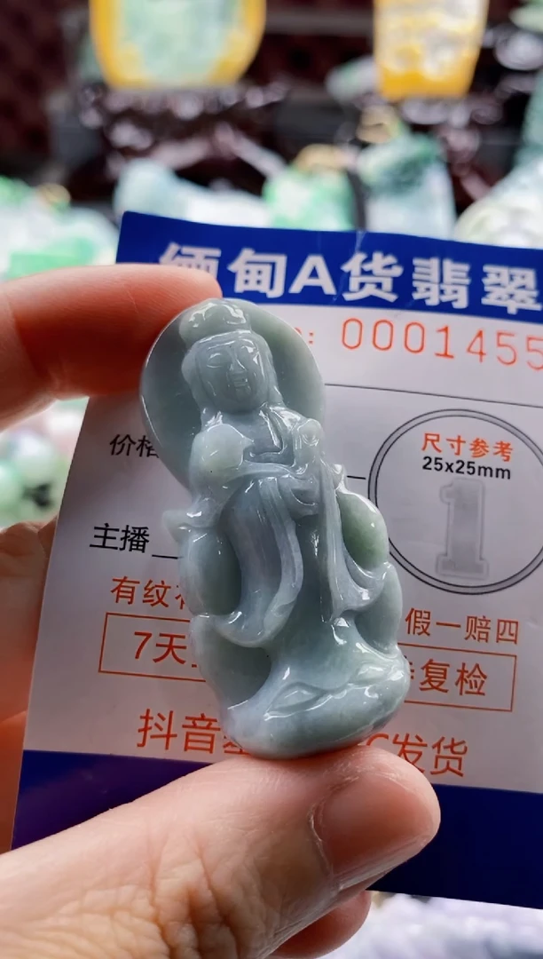 翡翠未镶嵌吊坠(不含链)1