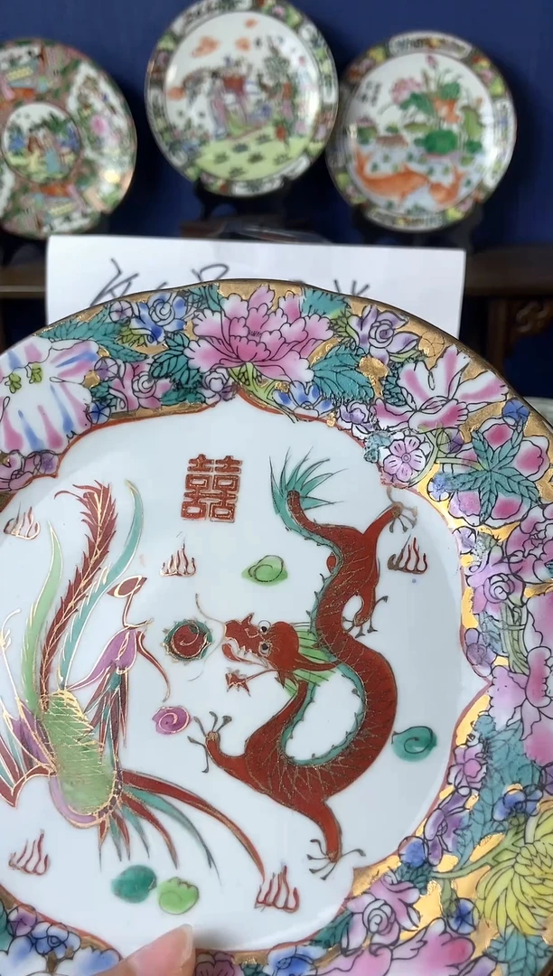 瓷片微瑕景德镇窑厂瓷摆件单件