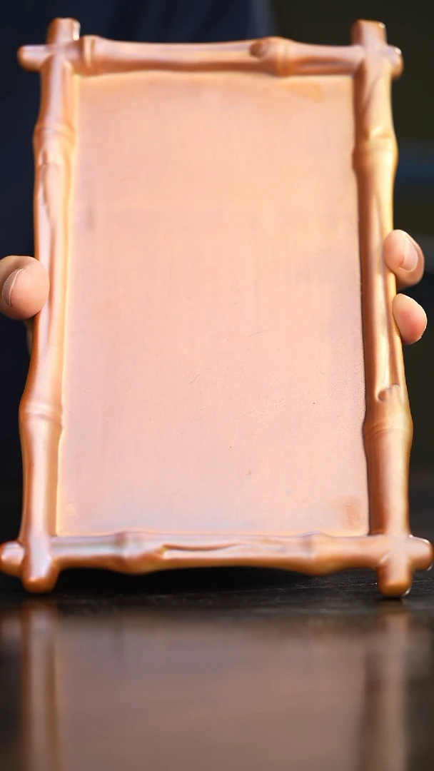 14柴房陶瓷柴烧金红壶承