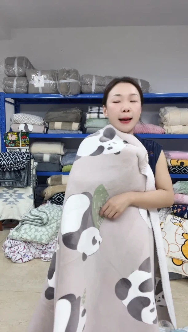 法兰绒熊猫2米乘2.2