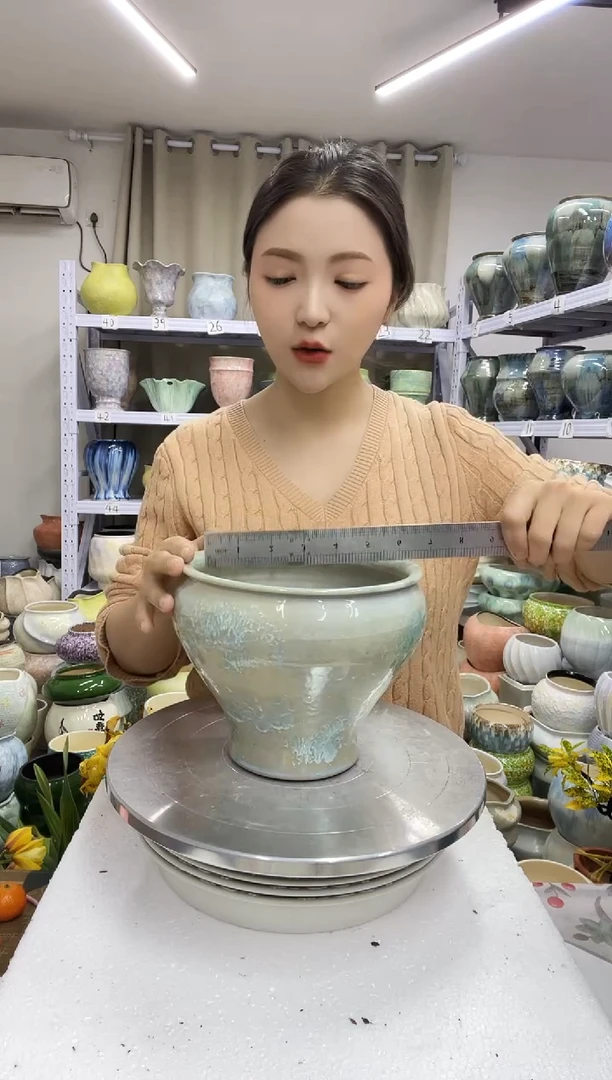 【12.29】花盆链接 高：  16口：16.5