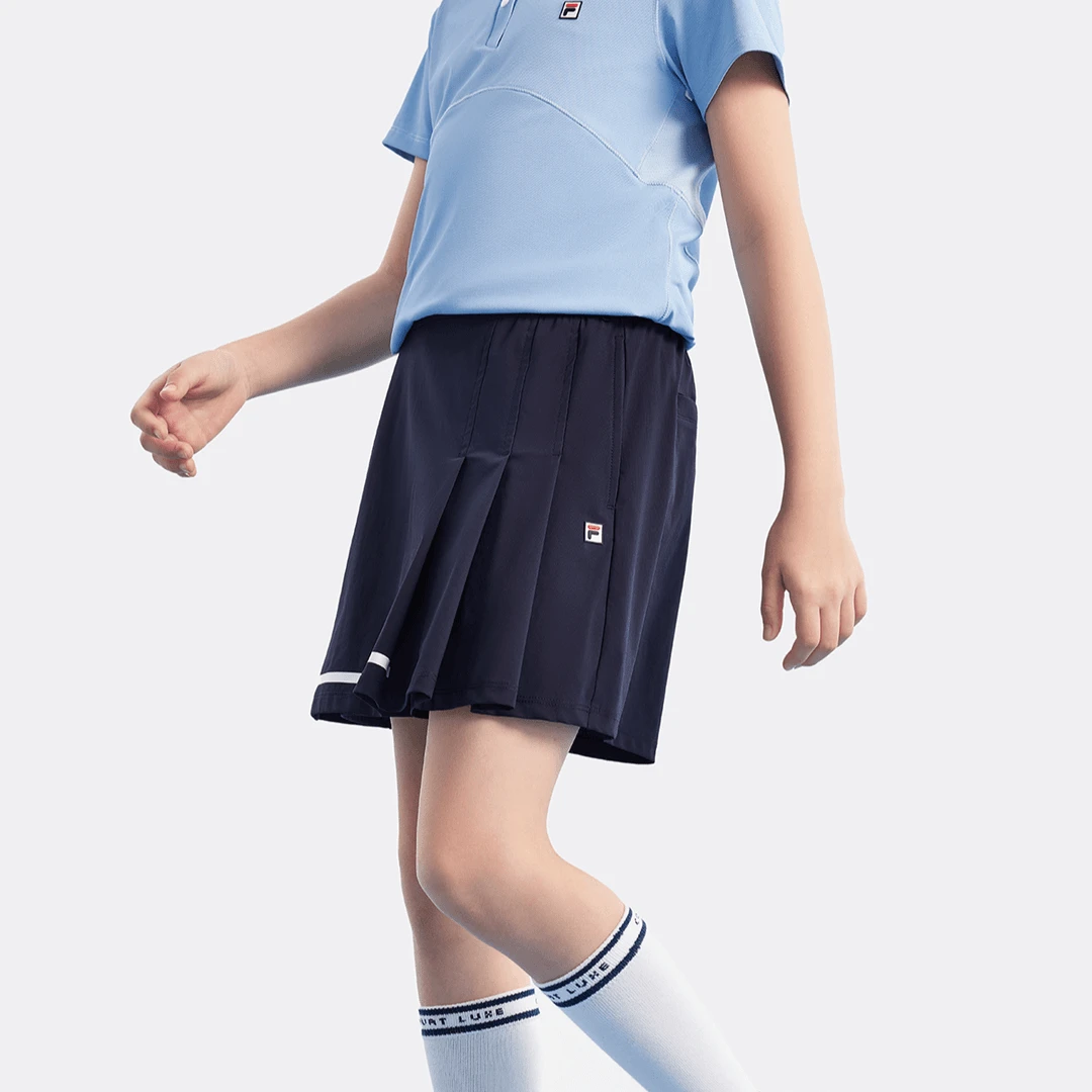 FILA斐乐儿童半身裙女童夏季必备裙裤宽松高能感裙子K12G433308