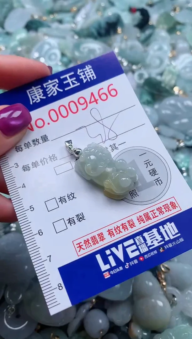 颈饰未镶嵌翡翠9466