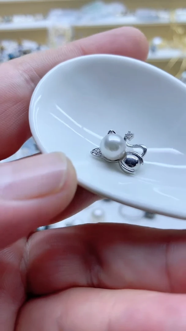 吊坠(不含链)合金海水珍珠7mm