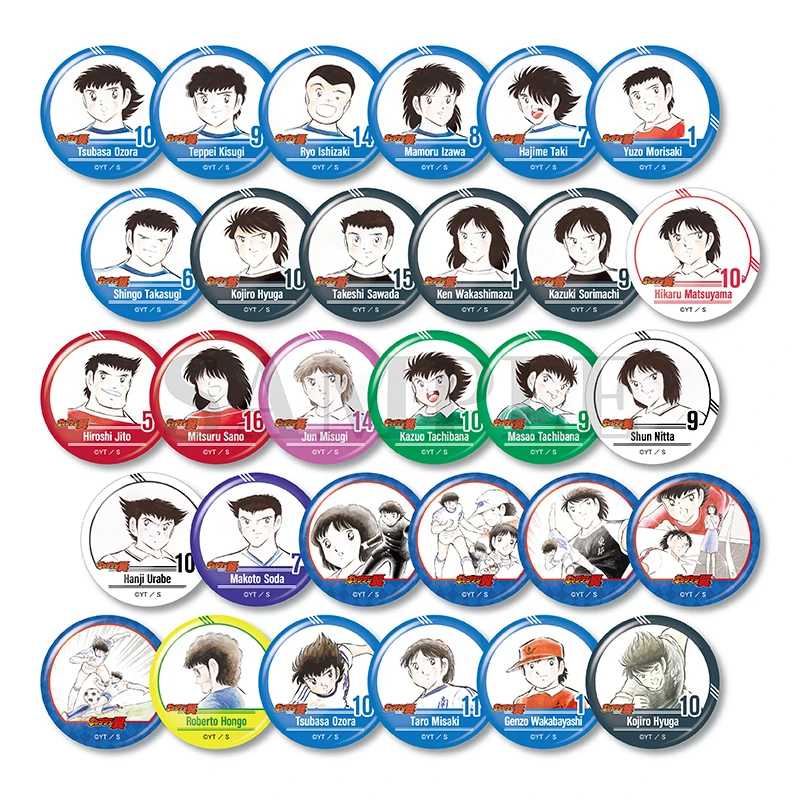 【足球小将 默认初伤】足球小将原画展吧唧徽章（代拆）