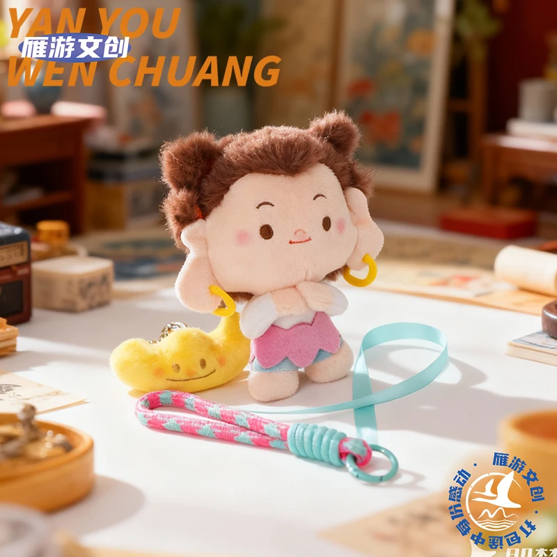 【包邮】华严寺普光明殿壁画善财小神仙绒布娃娃挂件文创礼物