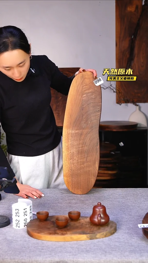 木北美黑胡桃原木.干裂疤结不属于商品质量问题完美主义者慎拍