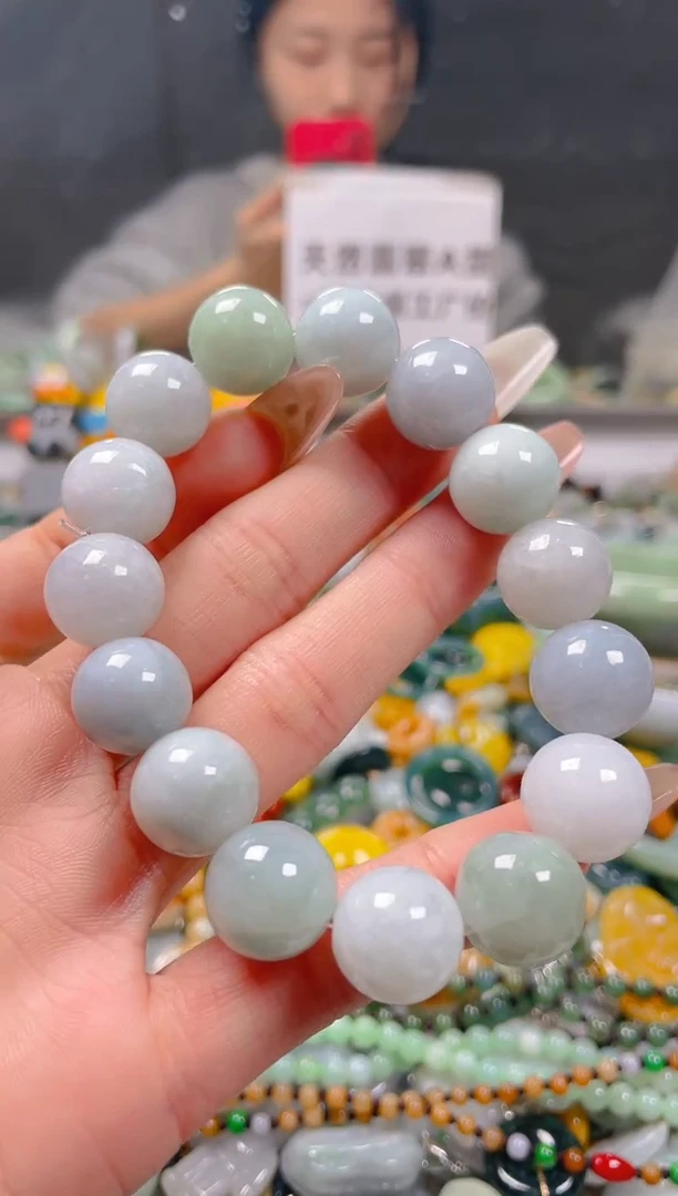 【闪购商品】翡翠颈饰未镶嵌13-14MM/U/翡翠A货一图一物