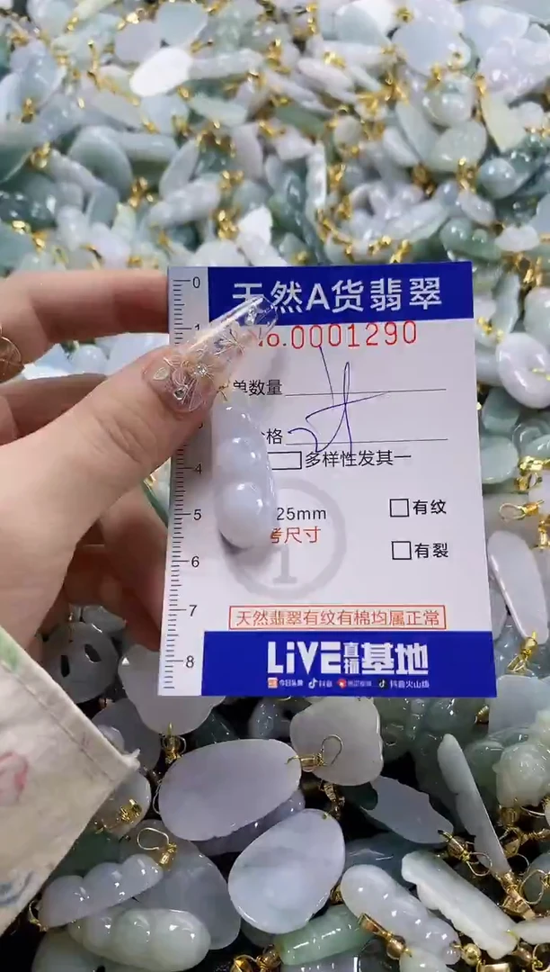 颈饰未镶嵌翡翠天然A货翡翠