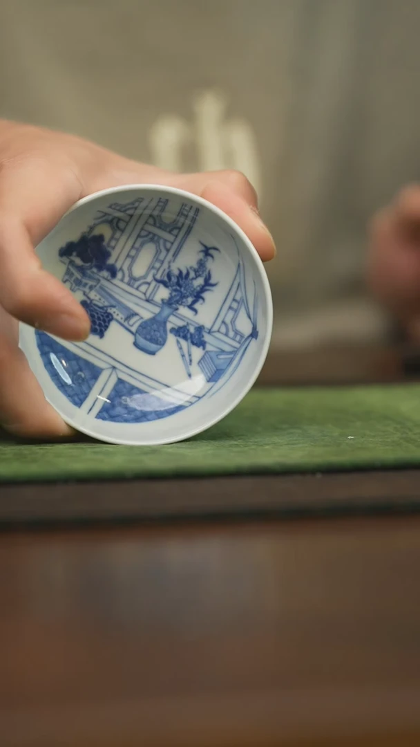 【闪购商品】杯柴窑青花破价福利