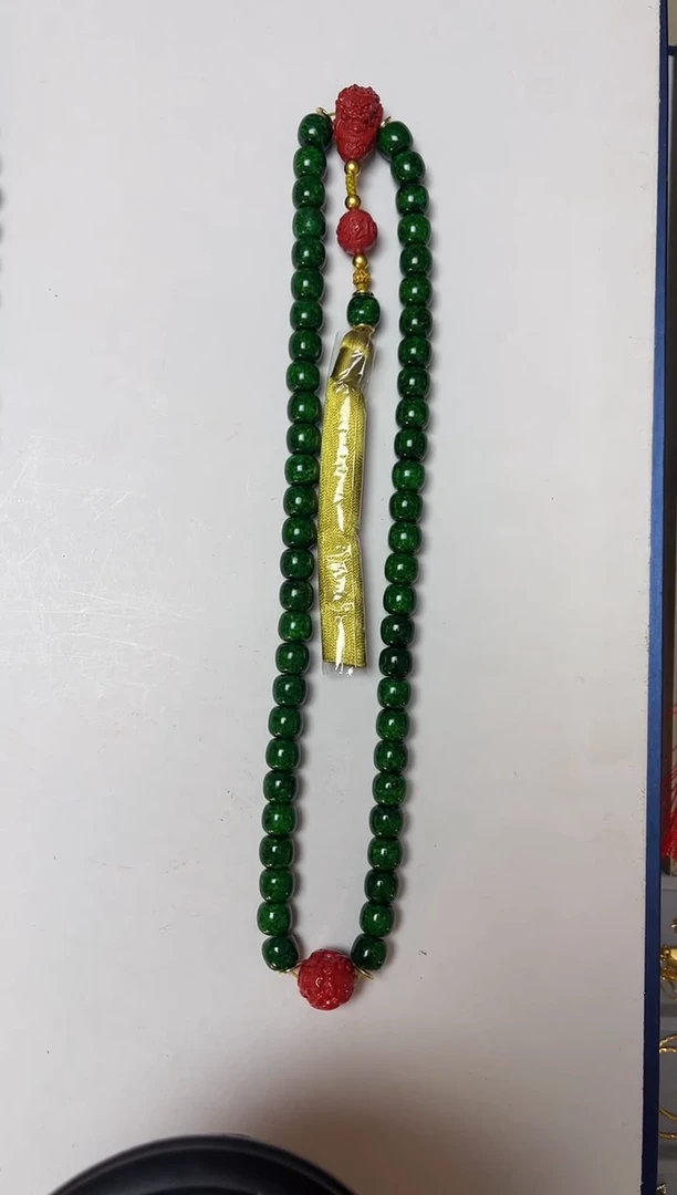 【闪购商品】绿色珐琅景泰蓝手持