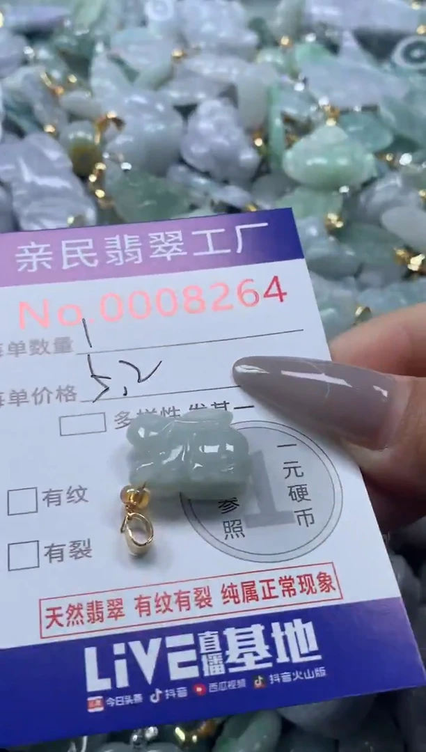 颈饰未镶嵌翡翠8264