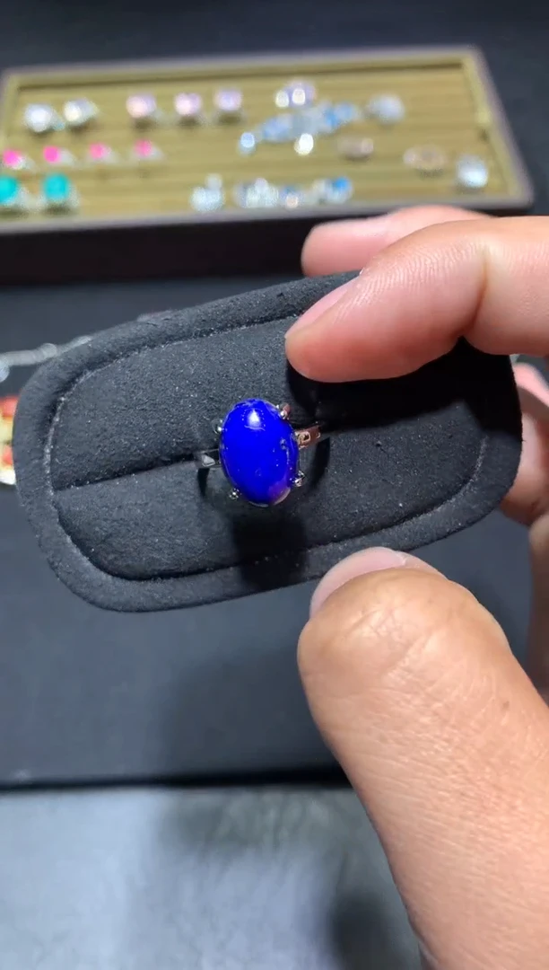 未镶嵌青金石戒指F20【多样性发其一】