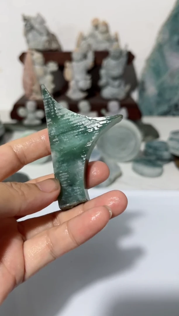 翡翠散珠缅甸翡翠A货6071