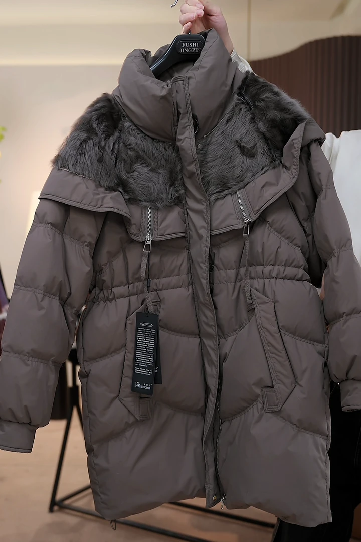 【茅茅专属】W25羊毛拼接羽绒服