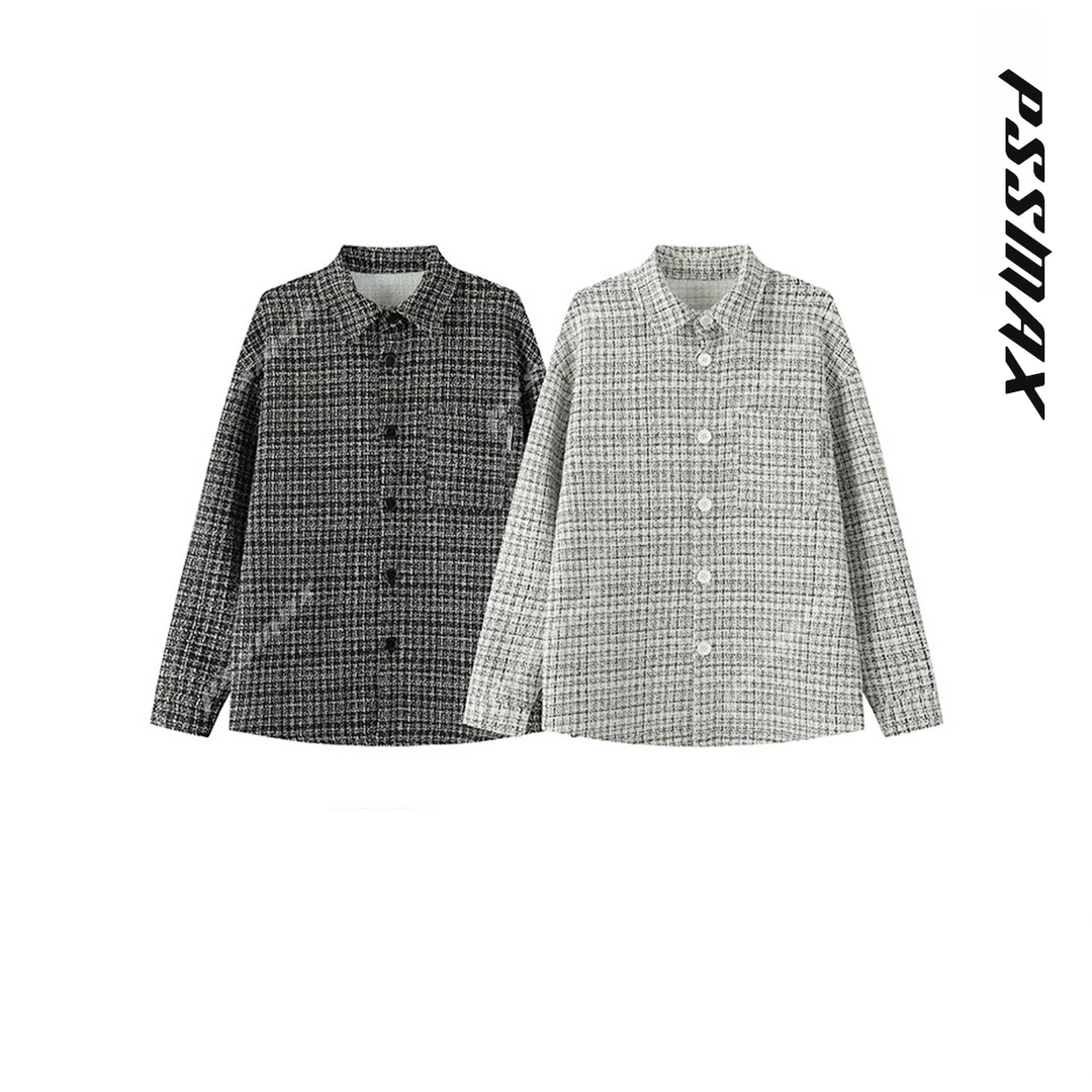 2025新款PSSMAX 胖俗俗【小香风夹克】早春百搭潮流宽松复古外套