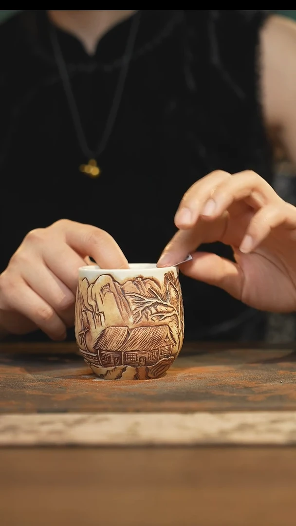 陶瓷茶器茶具主人杯895