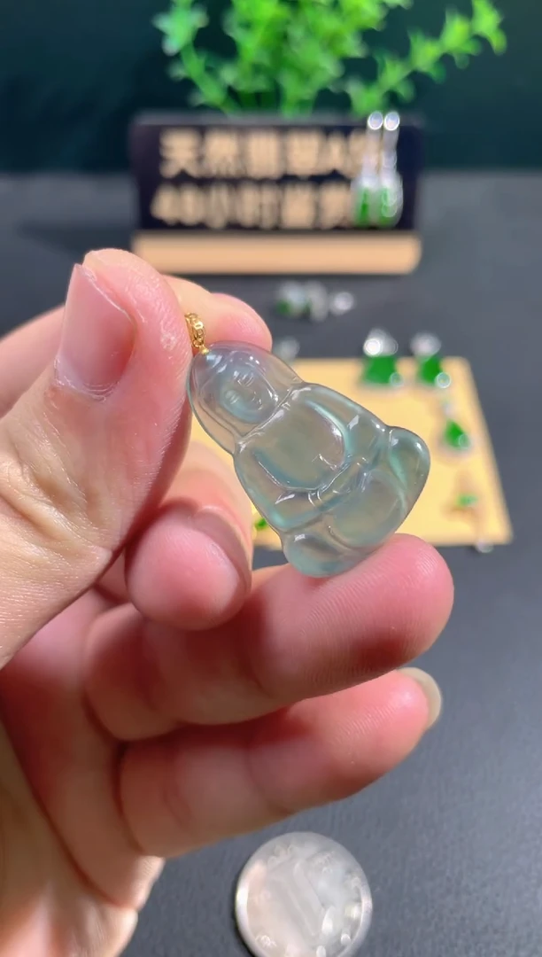 【闪购商品】翡翠颈饰18K金镶嵌翡翠