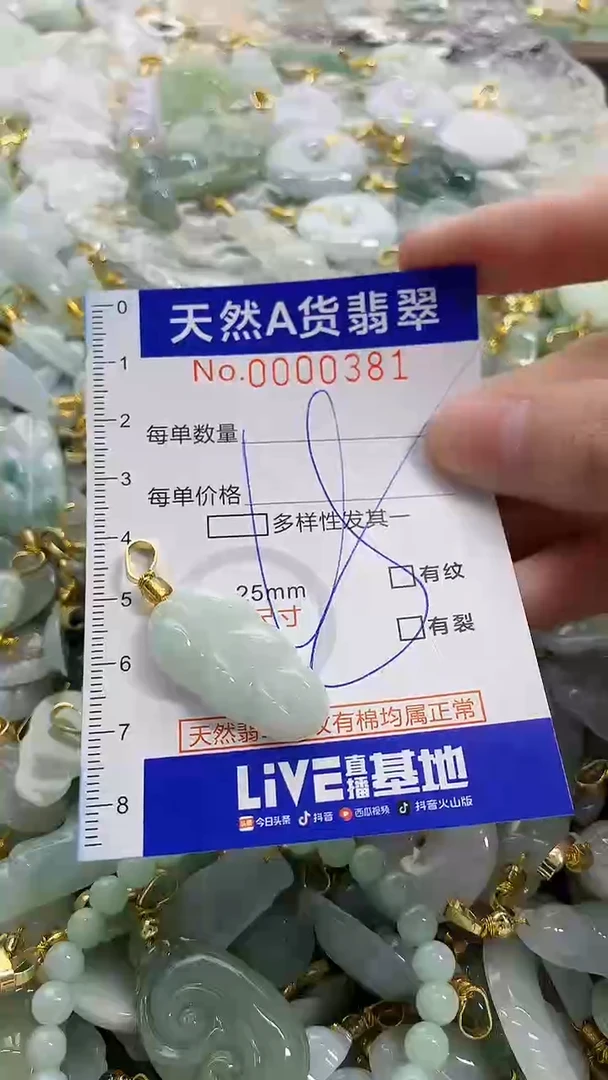 颈饰未镶嵌翡翠纯天然a货翡翠