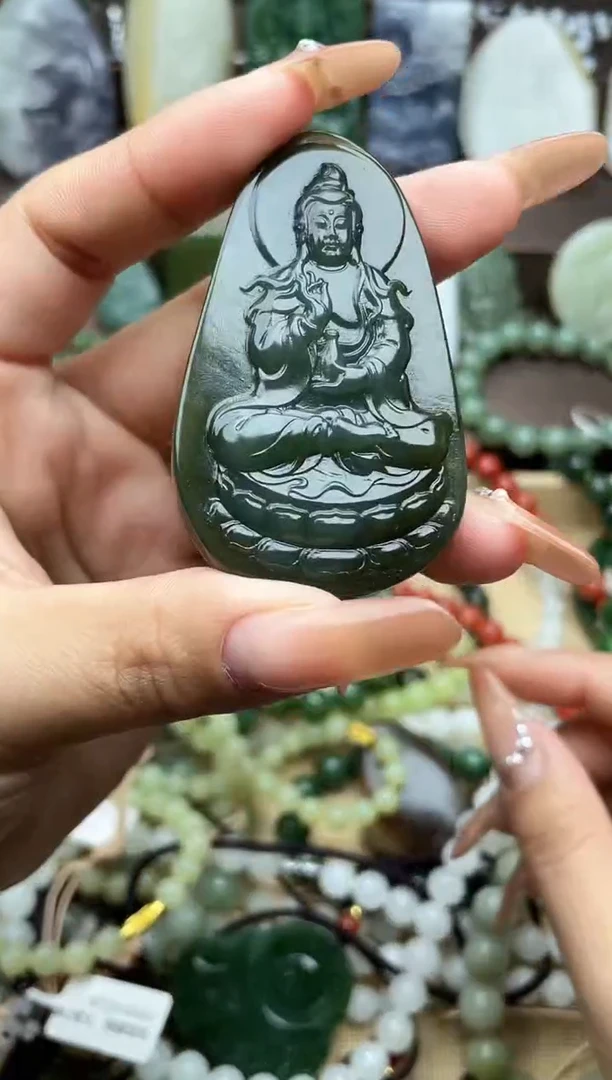 颈饰未镶嵌和田玉未镶嵌和田玉吊坠多样性拍一发一